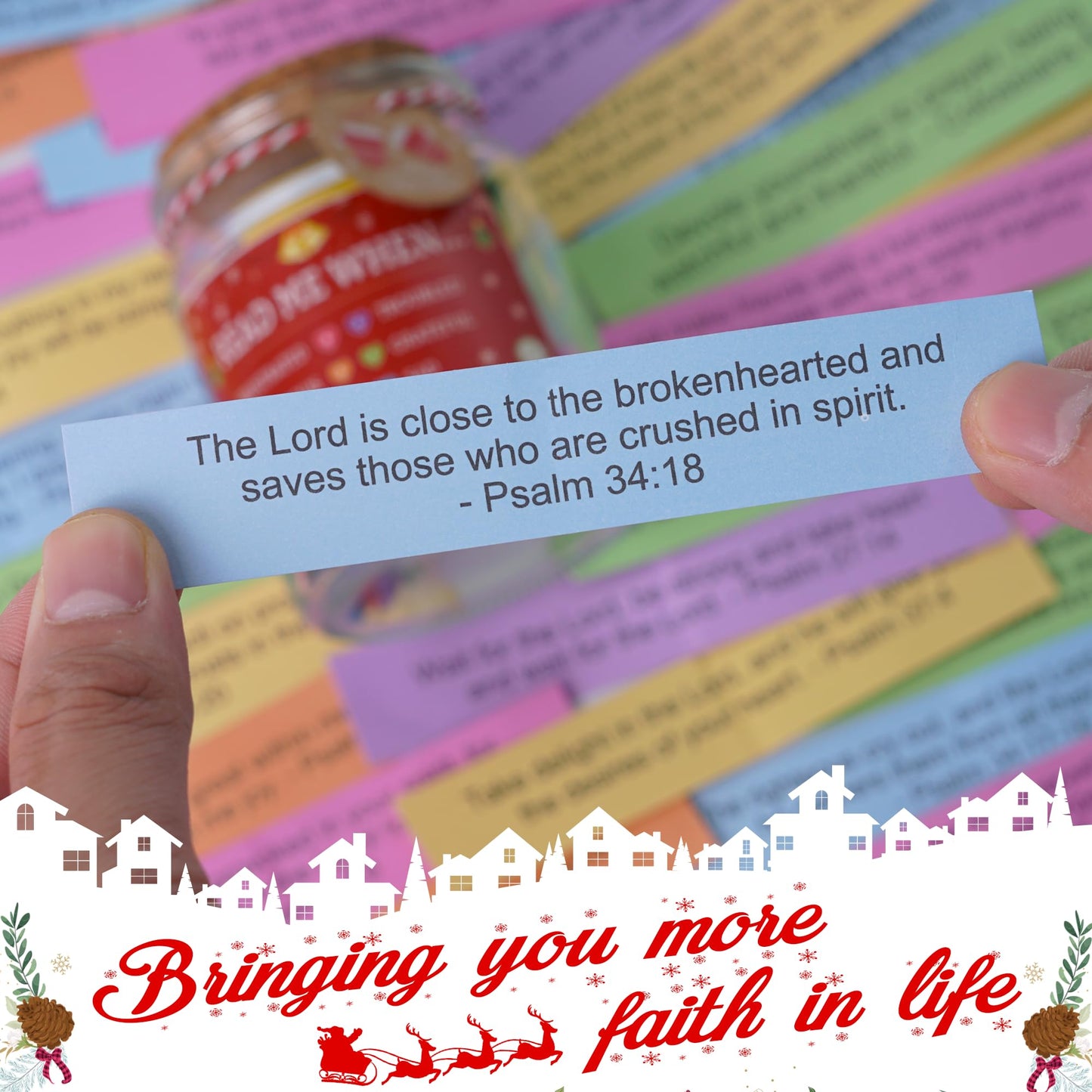 Bible Verse Jar, Christian Gifts For Women, Birthday Gifts For Women, Bible Jar, Bible Accessories Women, Prayer Jar, Religious Gifts For Women, Gifts For Mom, Christian Gifts For Men