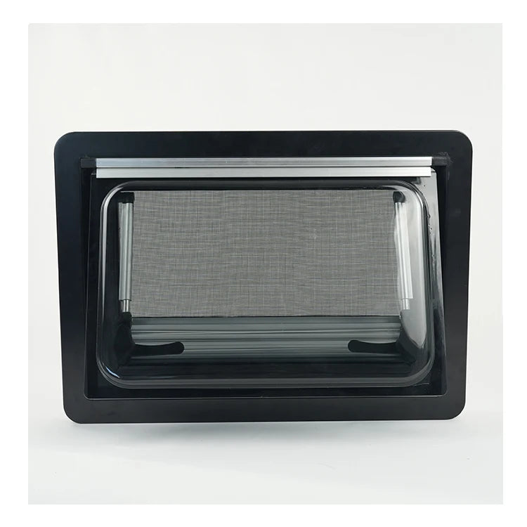 Best Quality From China Direct Factory Hot Sell Car Parts Right Angle RV Accessories Rv Metal Black Window