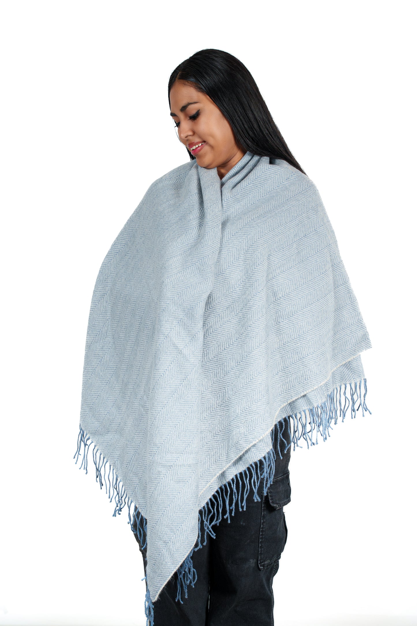 Poncho "Serene Sky"