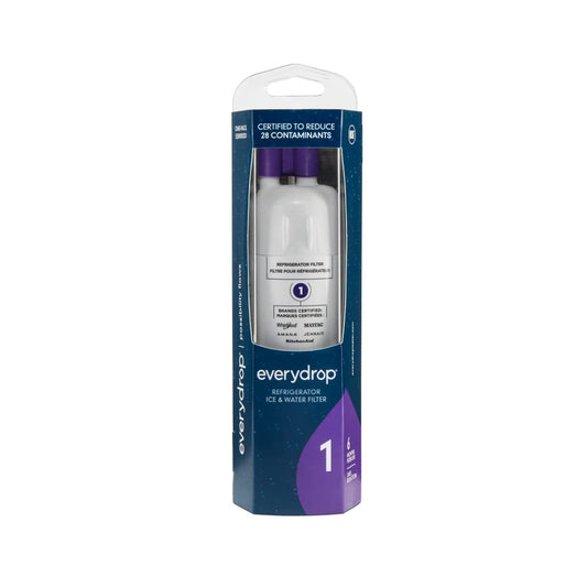 Everydrop by Whirlpool Ice and Water Refrigerator Filter 1, EDR1RXD1, Single-Pack , Purple