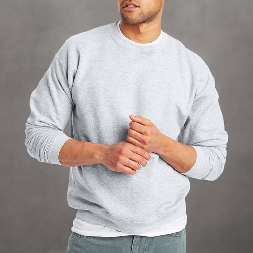 Hanes EcoSmart Fleece, Cotton-Blend Pullover, Crewneck Sweatshirt for Men (1 Or 2 Pack)