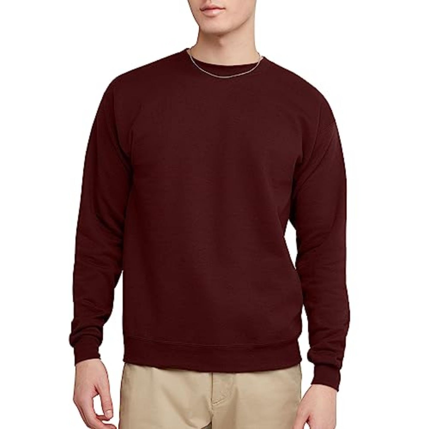 Hanes EcoSmart Fleece, Cotton-Blend Pullover, Crewneck Sweatshirt for Men (1 Or 2 Pack)