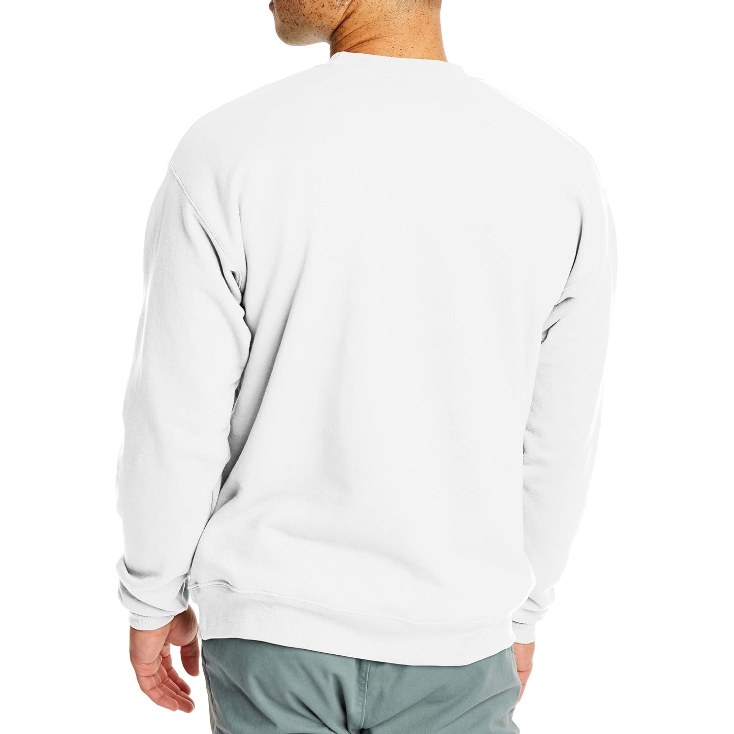 Hanes EcoSmart Fleece, Cotton-Blend Pullover, Crewneck Sweatshirt for Men (1 Or 2 Pack)