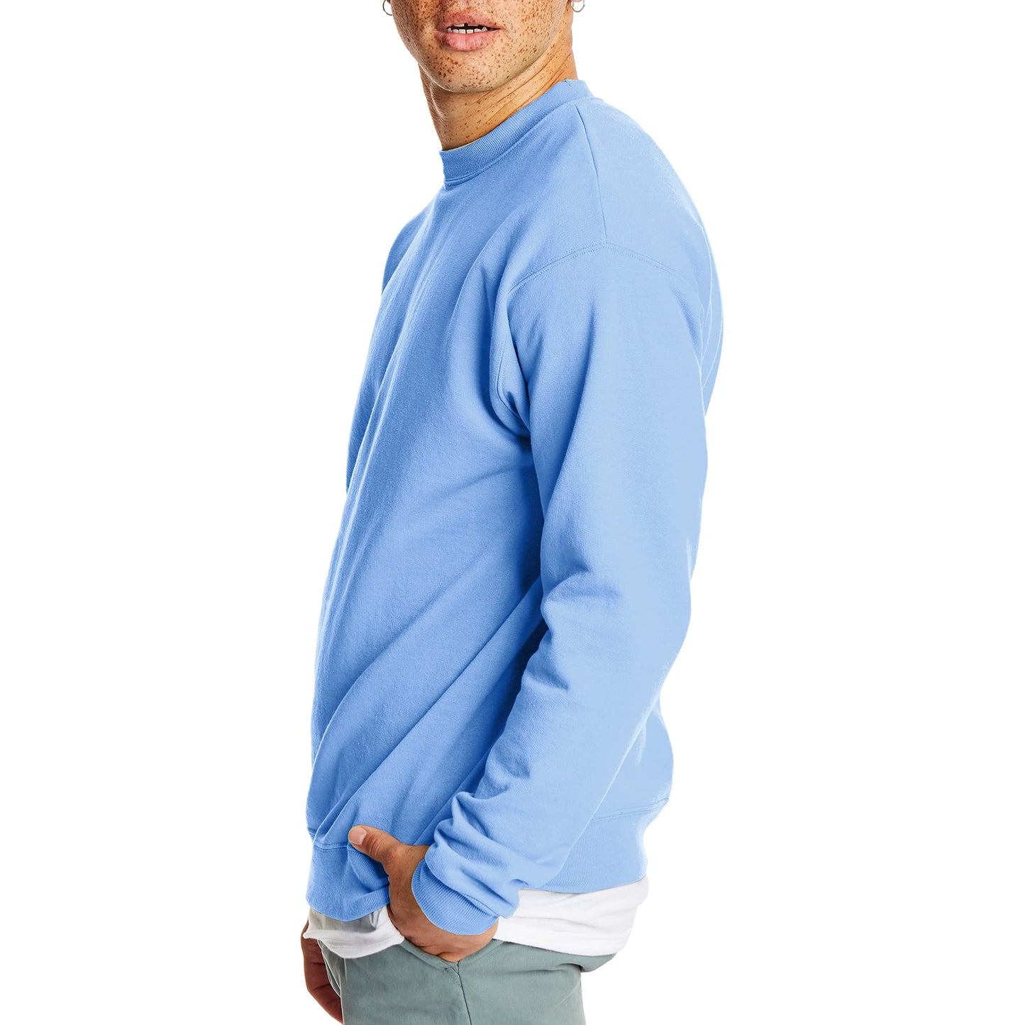 Hanes EcoSmart Fleece, Cotton-Blend Pullover, Crewneck Sweatshirt for Men (1 Or 2 Pack)