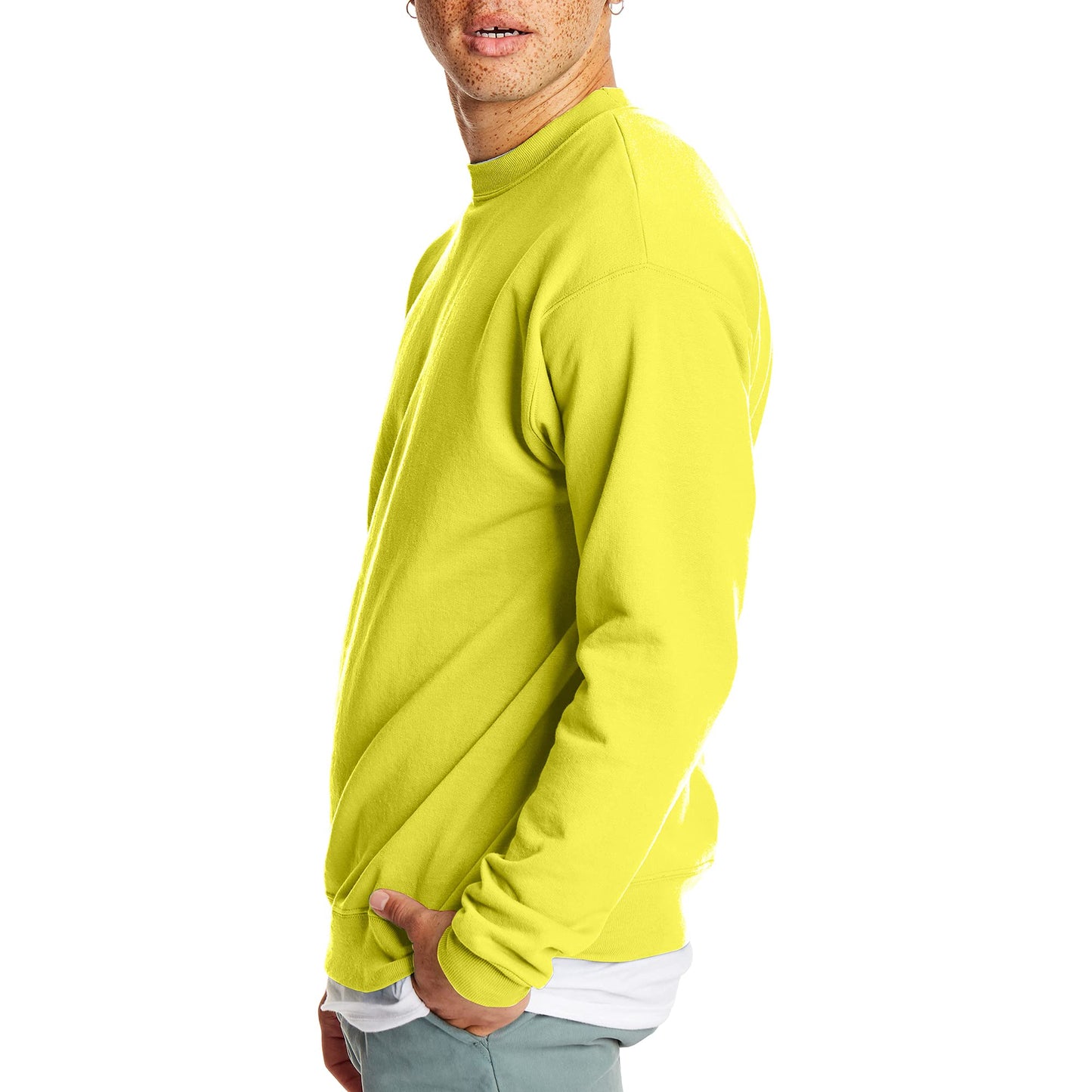 Hanes EcoSmart Fleece, Cotton-Blend Pullover, Crewneck Sweatshirt for Men (1 Or 2 Pack)