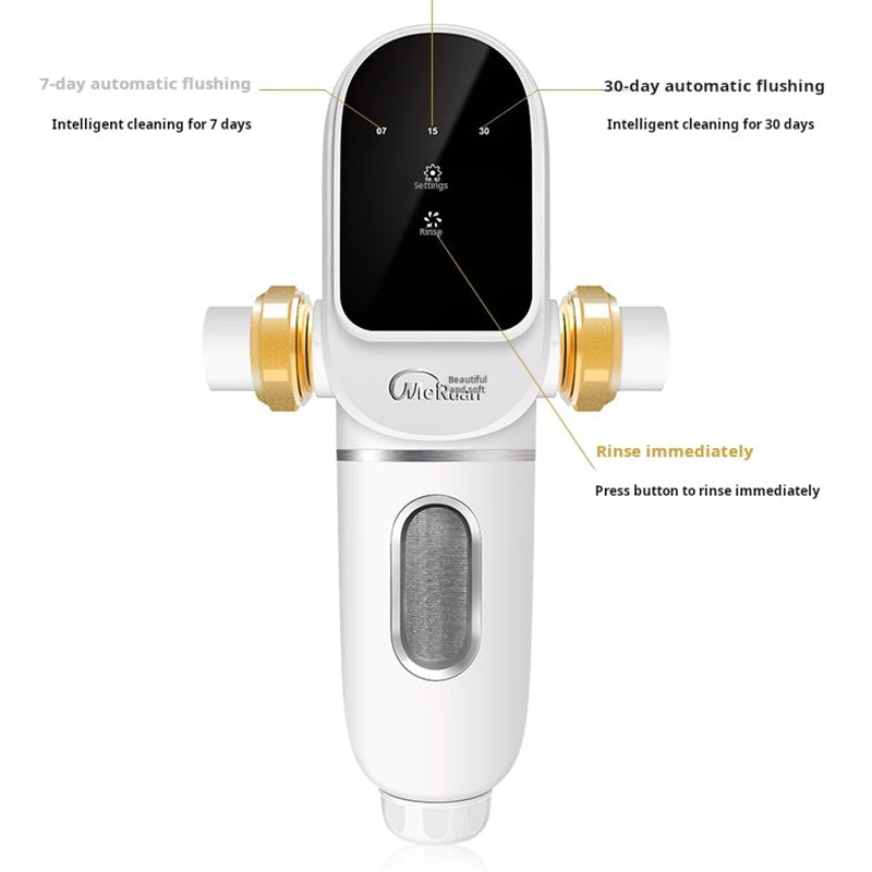 Aicksn A300DZ Automatic Self-Cleaning Prefilter Water Filter Sediment Whole House Outdoor Purifier for Household Purposes