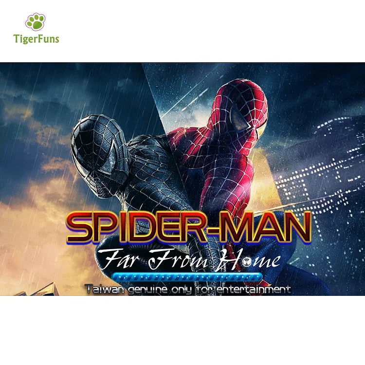 Spider Man Fishing Game Board-Hardware Material Black Color 6/8/10 Players for Amusement Centers
